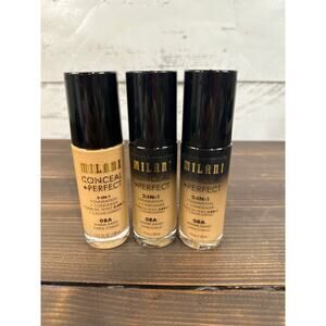 Milani Foundation Conceal + Perfect Warm Sand x3